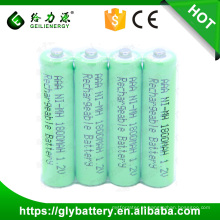 4 peças de um pacote NIMH AAA 1800 mah Bateria Recarregável 1.2 V